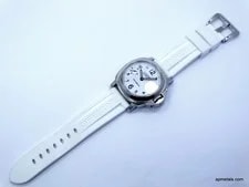 Panerai Luminor Marina PAM00113 OP6567 White Dial White Rubber Band H0668/1000 4