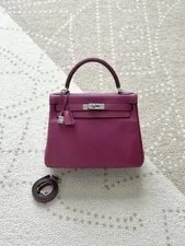 Auth Hermès Kelly 28 Top Handle Crossbody 2
