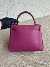 Auth Hermès Kelly 28 Top Handle Crossbody 4