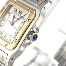Cartier Santos Galbe LM Two-tone W20011C4 SSxYG Quartz #270-004-25... 4