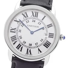 Cartier — Cartier Ronde SoloLM W6700255 Date Silver Dial Quartz Watch_960816 — Watch — resale