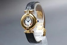 Cartier — Near Cartier Must Colisee Vermeil 1902 Gold Dial Qz Japan — Watch — resale