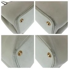 Prada Triangle Logo White Gold From J 3
