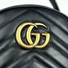 Gucci 476671 Backpack Quilting GG Marmont Handware From Japan 3