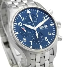 IWC Pilot's Graf Petit Prince IW377717 Automatic Blue Dial Warranty 4
