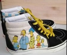 Vans — Vans Sk8 Hi X Simpsons Family Portrait 1987-2020 Size 5.5 7... — Sneaker — resale