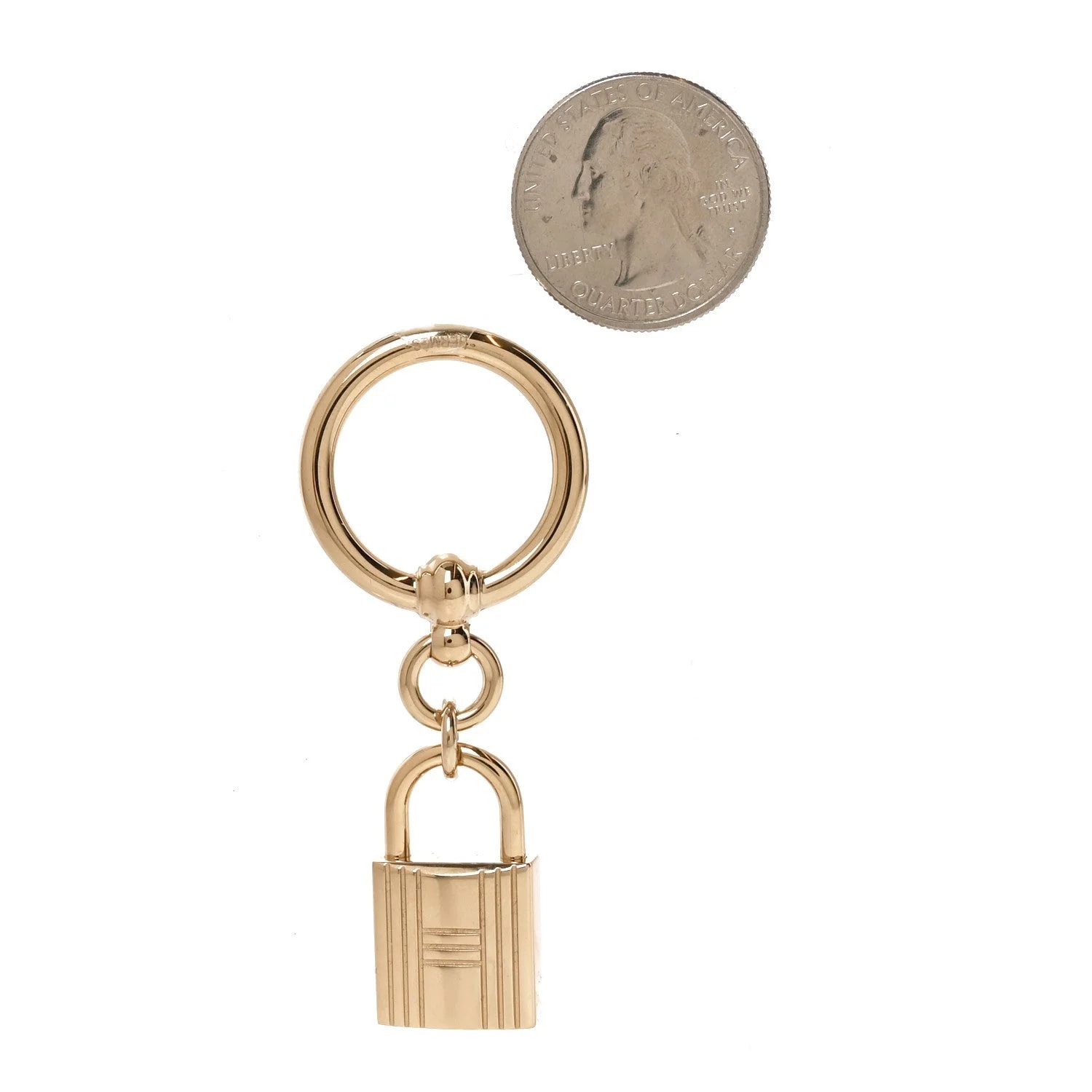 Permabrass Loop Charms Cadenas Scarf Ring 2