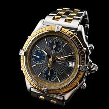 Breitling Chronograph TWO Tone 40MM Date + BOX 2