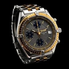 Breitling Chronograph TWO Tone 40MM Date + BOX 3
