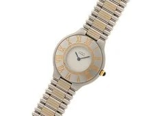 Cartier Must 21 Ventian W10051F4 Gold Plated / Stainless Steel 27mm #DW1180 2