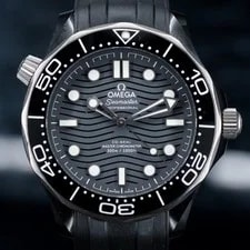 2022 Omega Seamaster Diver 300M 43.5MM Black Dial 210.92.44.20.01.001 B+P 3