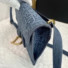 Auth Dior Mini Saddle Waist Dark Antique 3