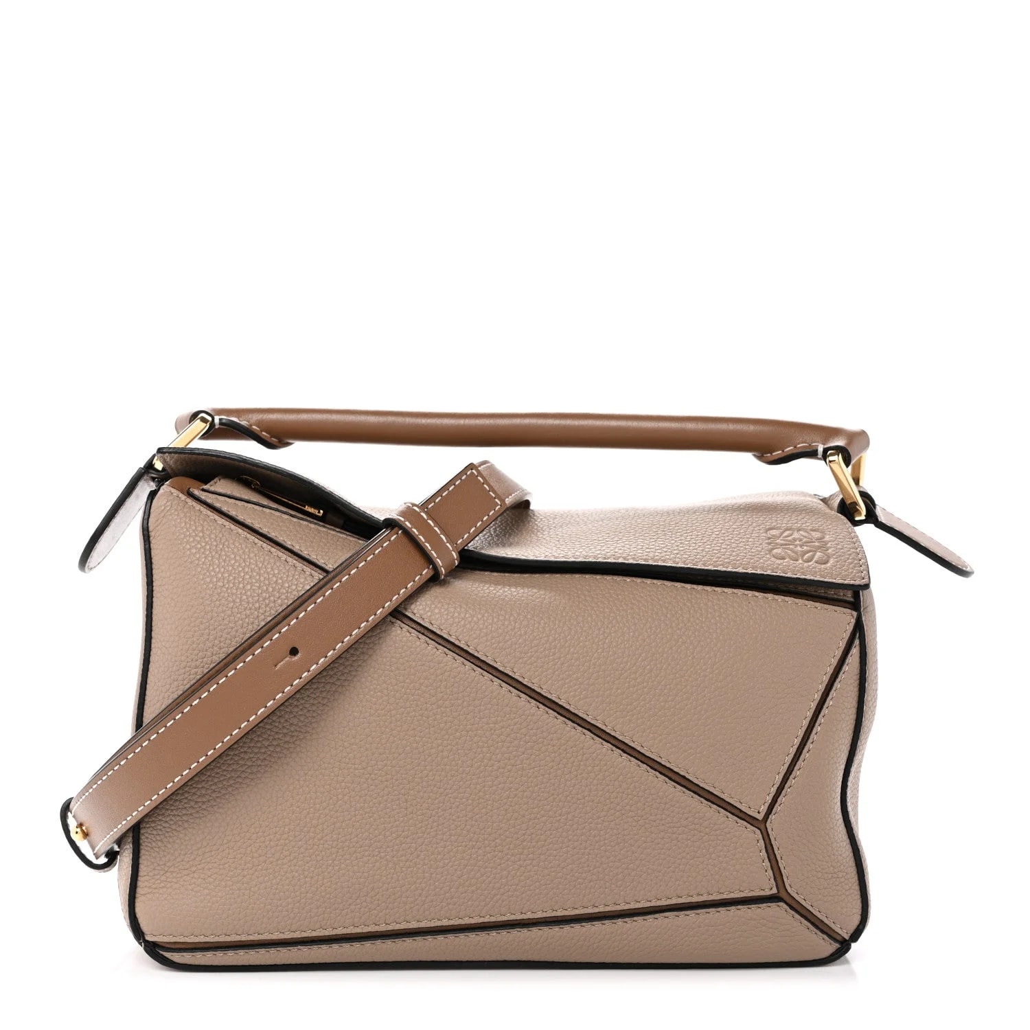Loewe — Grained Small Puzzle Mink — Handbag — resale