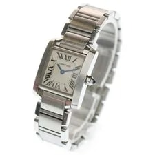 Cartier Tank Francaise SM White Dial Stainless Battery Operated Ss Qz fa213 4