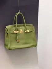 Auth Hermès Birkin 30 Anis 3