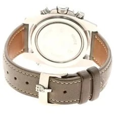 Tudor Aeronaut GMT 20200 41mm SS White Dial Leather Strap Automatic Date #C265 4