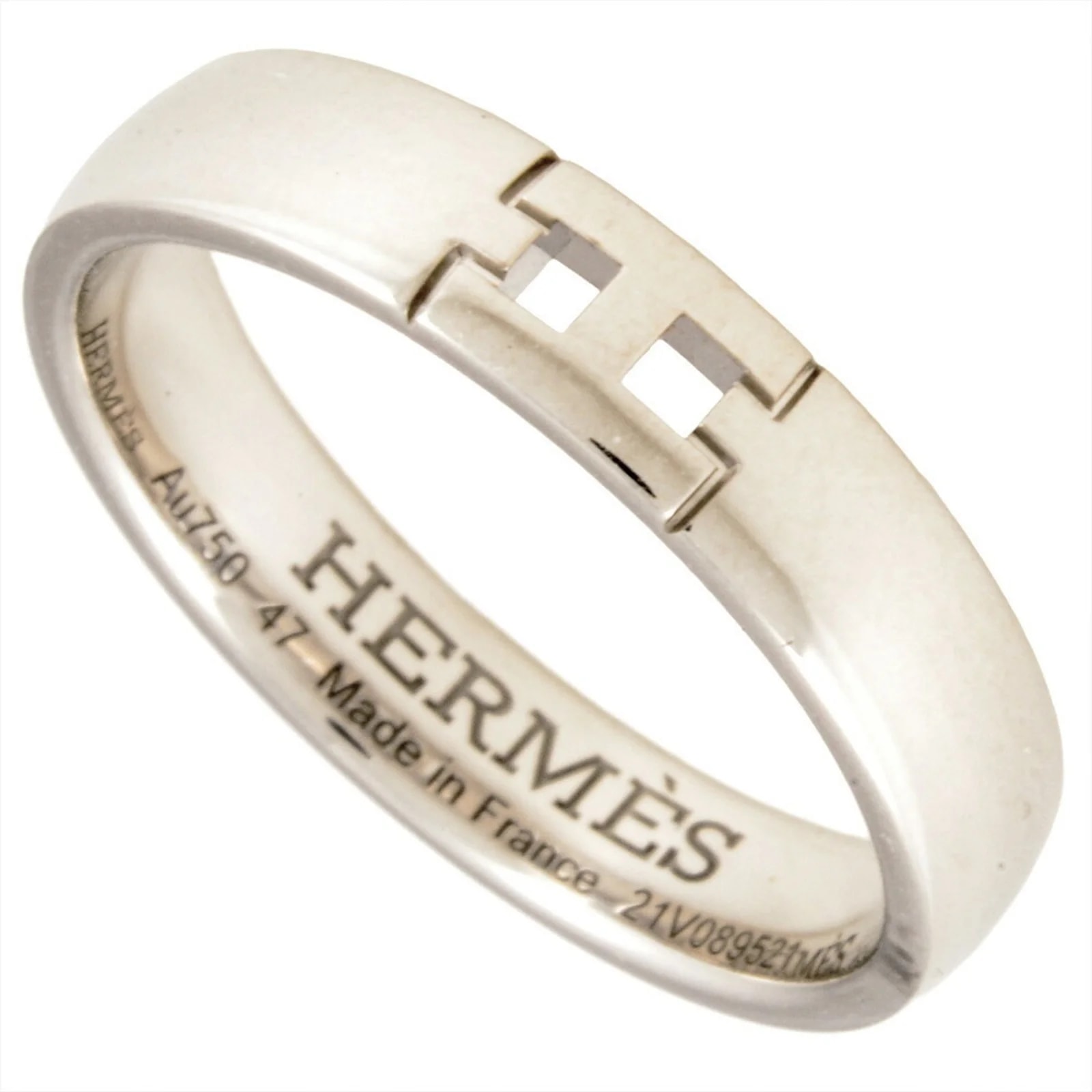 Hermès — Hermes White Gold (18K) Band — Jewelry — resale
