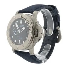 Panerai Submersible Black Dial Titanium 47mm Automatic Movement PAM02305 3