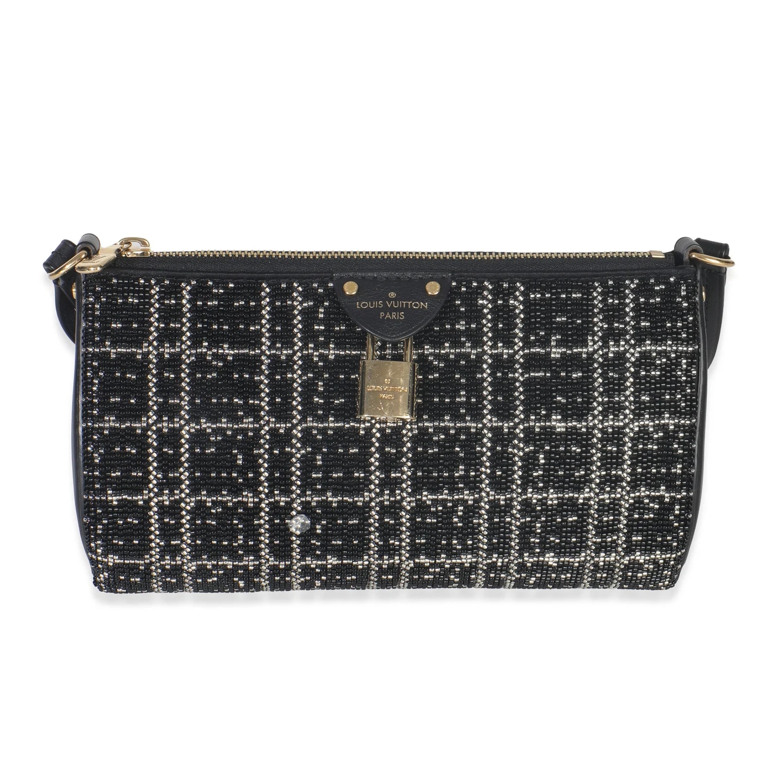 Louis Vuitton — Louis Vuitton Beaded Pochette Tirette ; Embellished; Other — Handbag — resale