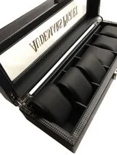 Audemars Piguet Collection Case With Lock & Key Carbon Fiber From Japan 3