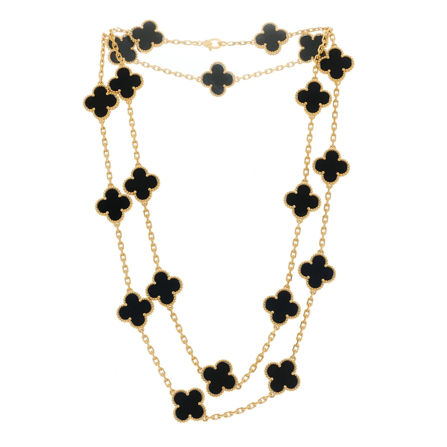 18K Yellow Gold 5 Motifs Alhambra 3
