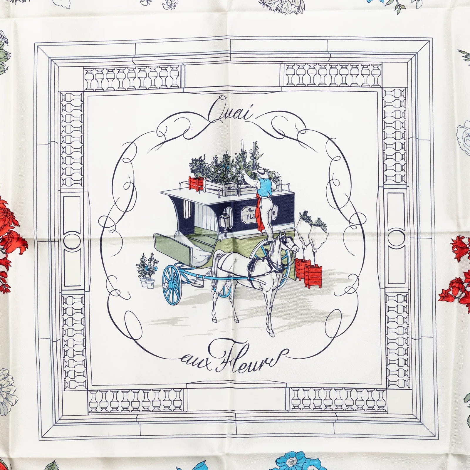 Quai Aux Fleurs Scarf 90 2