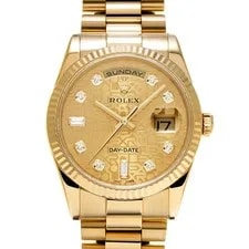 Rolex — Rolex Day-Date 36 118238A Champagne Dial / Diamond Case Yellow Gold #W189 — Watch — resale
