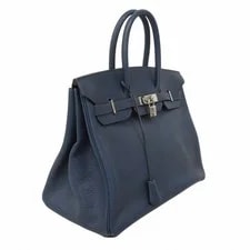 Auth [6eb0810-h] Hermes Birkin 35 Coromandel Metal ... 2