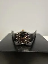 Tudor Black Bay 41mm Steel Gold S&G Rubber Strap 79733N 3