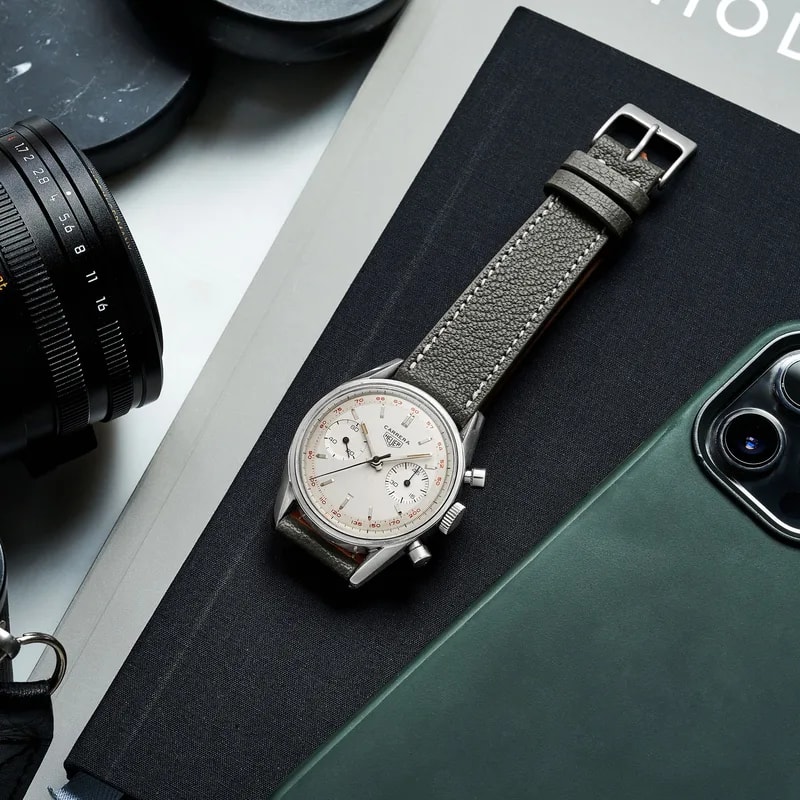 1960s Heuer Carrera 'First Execution Dato 45' Ref. 3147S 3