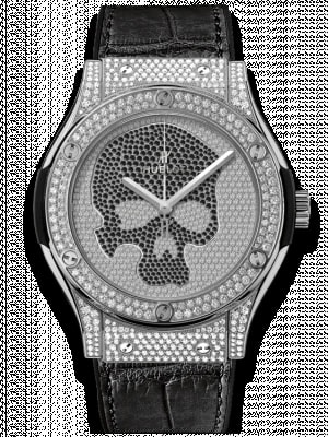 Worldofluxuryus — Hublot Classic Fusion Skull Titanium Pavè — Watch — resale