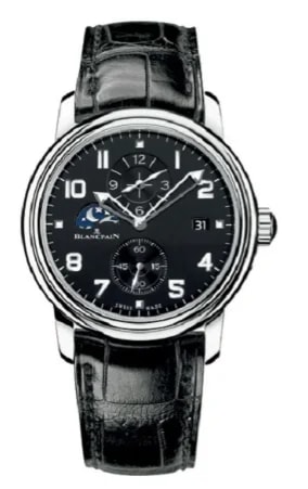 Worldofluxuryus — Blancpain Léman Double Time Zone - GMT Stainless Steel — Watch — resale