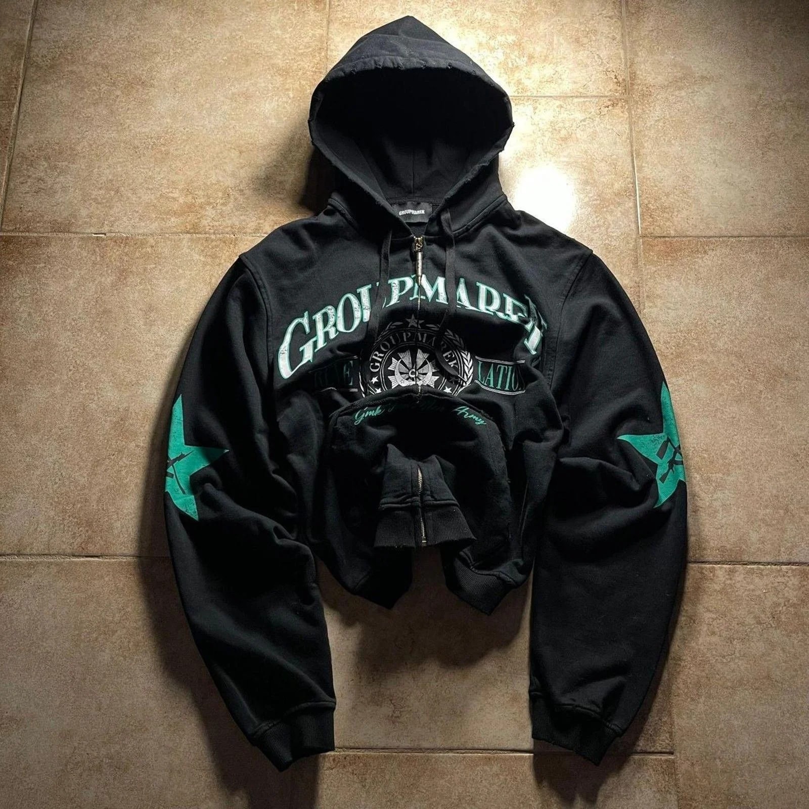 Balenciaga — Balenciaga Style Saint Germain / Zip Up Hoodie — streetwear — resale
