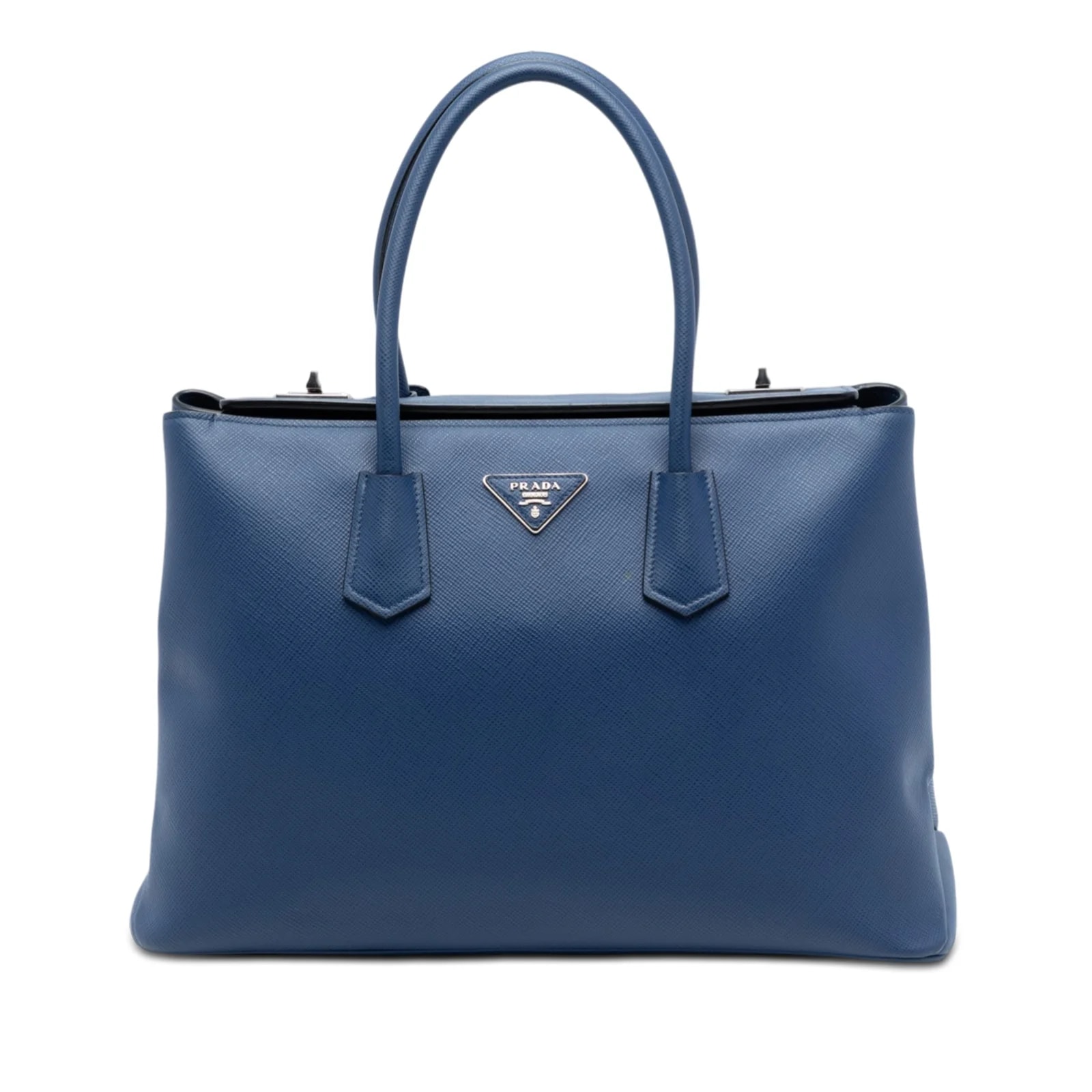 Prada — Turnlock Twin Satchel — Handbag — resale