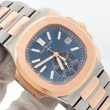 Patek Philippe Nautilus Chronograph 5980/1AR-001 Blue 2-Tone 40mm Box Papers 2