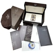 Patek Philippe Nautilus Chronograph 5980/1AR-001 Blue 2-Tone 40mm Box Papers 3