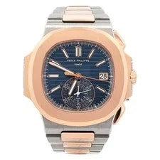 Patek Philippe Nautilus Chronograph 5980/1AR-001 Blue 2-Tone 40mm Box Papers 4