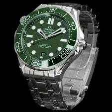 2024 Omega Seamaster Diver 300M 210.30.42.20.10.001 Green Seaweed Full Set 3