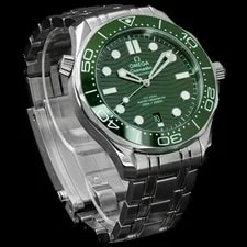 2024 Omega Seamaster Diver 300M 210.30.42.20.10.001 Green Seaweed Full Set 4