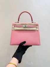 Hermès Kelly Sellier 25 Top Handle Crossbody Auth 2
