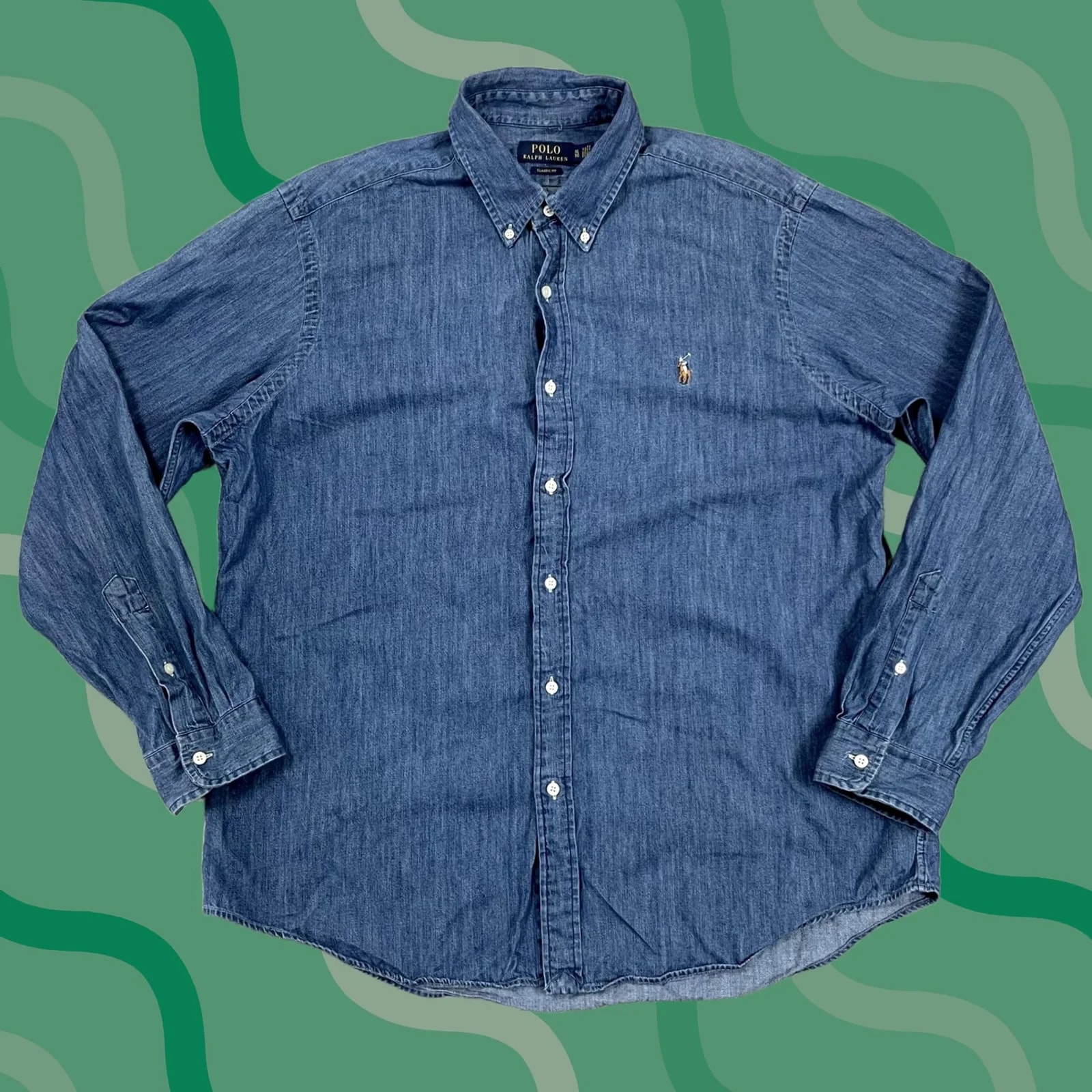 Polo Ralph Lauren — Polo Ralph Lauren Shirt XL Long Sleeve Classic Fit Button Down — streetwear — resale
