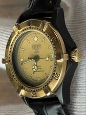 Heuer 2000 Series Professional 200M 966.008 Movement Quartz Gold Working 3