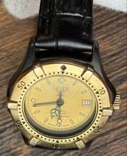 Heuer 2000 Series Professional 200M 966.008 Movement Quartz Gold Working 4