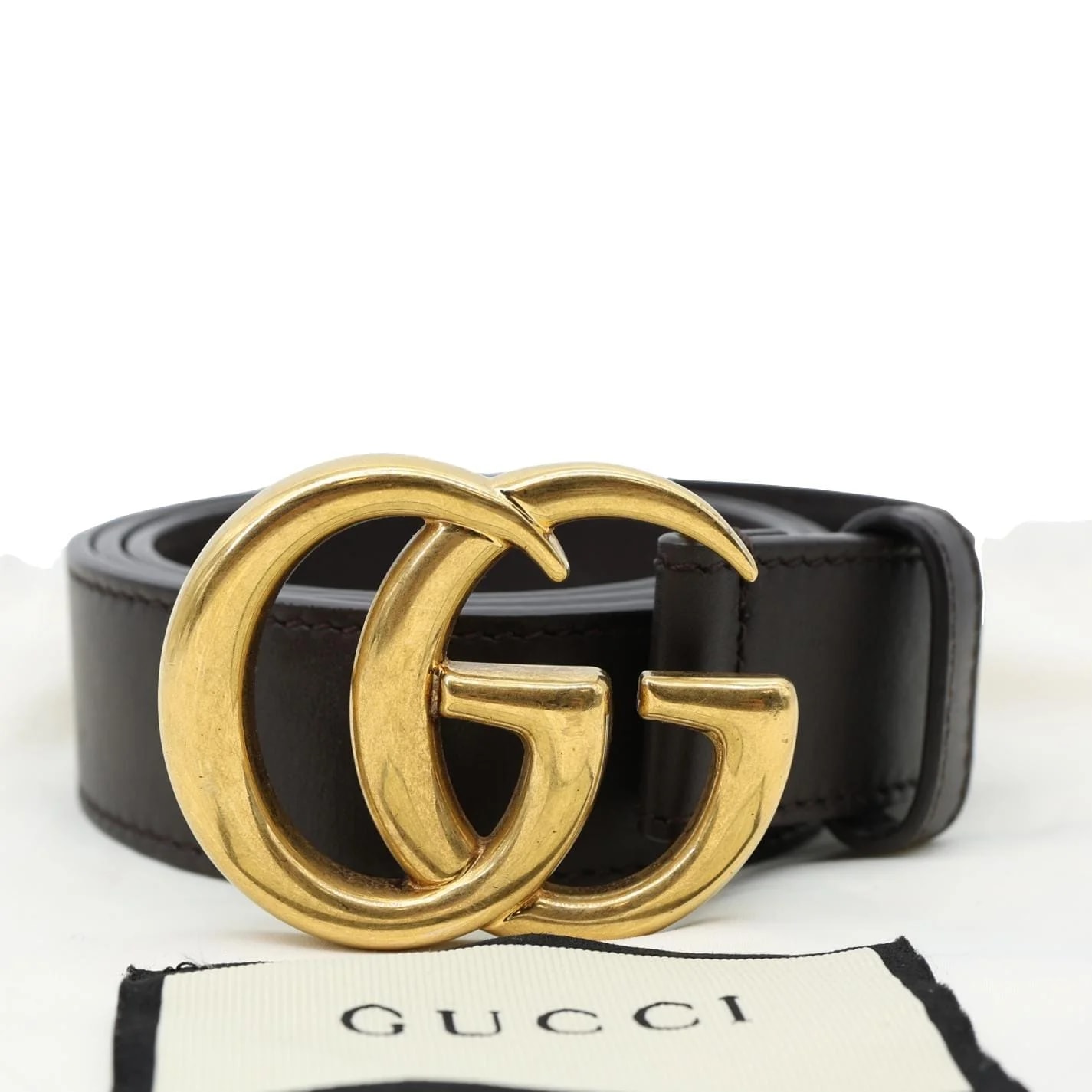 Gucci GG Buckle Marmont Thin Belt 414516 3