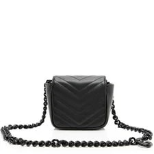 Gucci Matelasse GG Marmont Monochrome Square Chain Belt 3