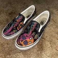 Vans — Vans Slip-on Pattern American Limited Edition — Sneaker — resale
