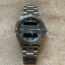 Breitling — Breitling Aerospace E65062 Quartz Ana Digi Titanium 40mm Gray Dial Pilot — Watch — resale
