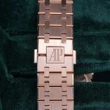 Audemars Piguet Royal Oak Chronograph Blue Dial Rose Gold Full SET 26331OR 4
