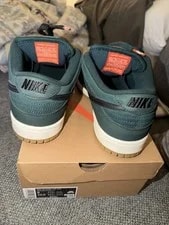 Nike SB Dunk Low Pro Deep Fir Label Size 9M FJ1674-300 4