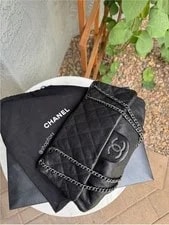 Chanel — Chanel Shiny Elastic Flap — Handbag — resale
